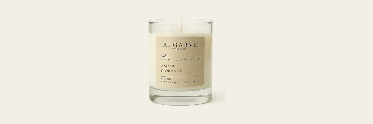 Duftkerze Amber & Orange von Algarve Candle Co.