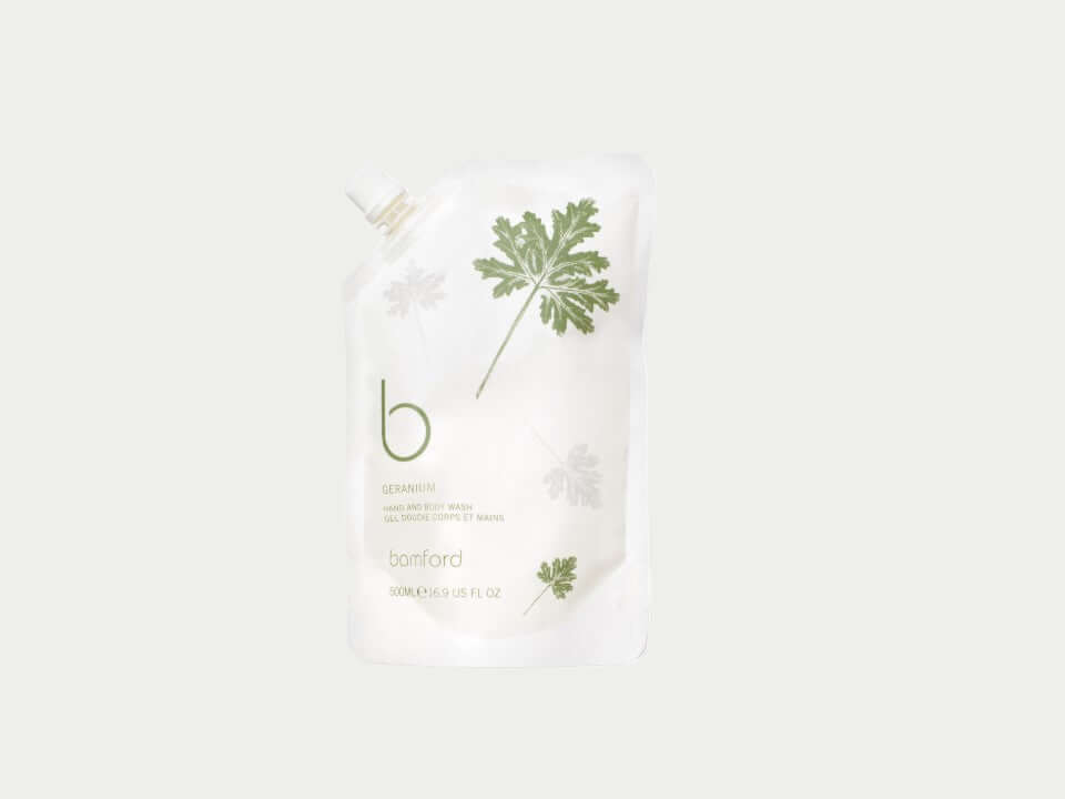 GERANIUM WASH REFILL POUCH 500ML