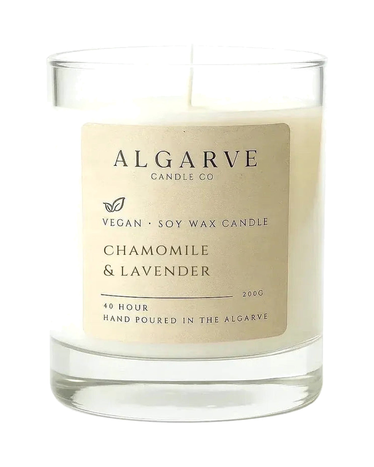 Algarve Candle Co. Duftkerze Chamomile & Lavender – 40 Std.