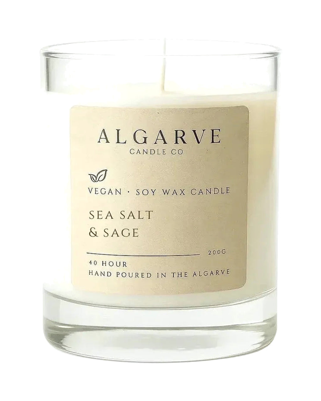 Algarve Candle Co. Duftkerze Sea Salt & Sage – 40 Std.