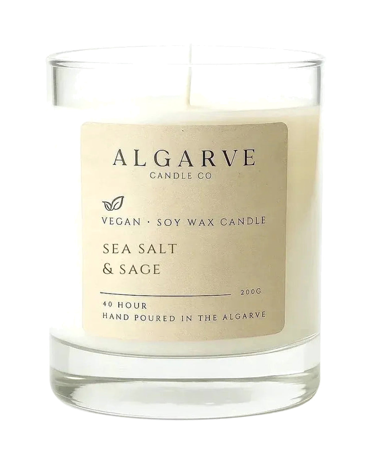 Algarve Candle Co. Duftkerze Sea Salt & Sage – 40 Std.